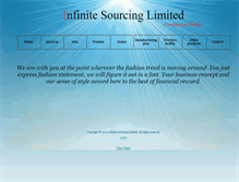 Tablet Screenshot of infinitesourcingltd.com
